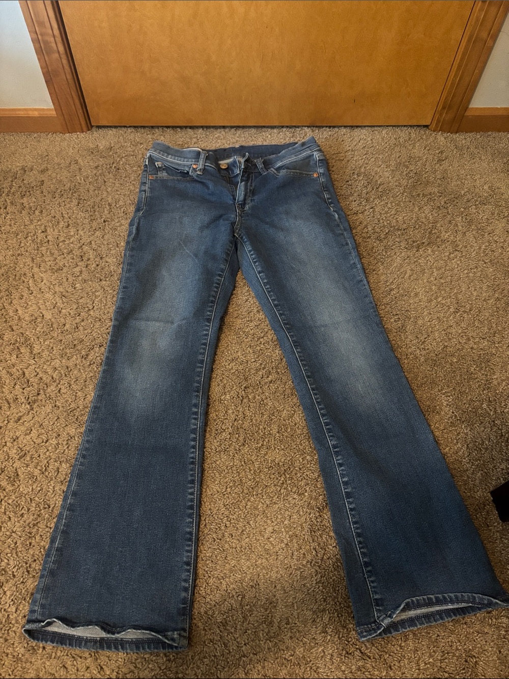 GAP Women's Dark Blue Flare Jeans